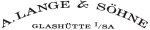 A. Lange & Sohne A. Lange & Sohne