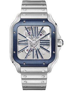 Cartier Santos De Cartier Large skeleton WHSA0026